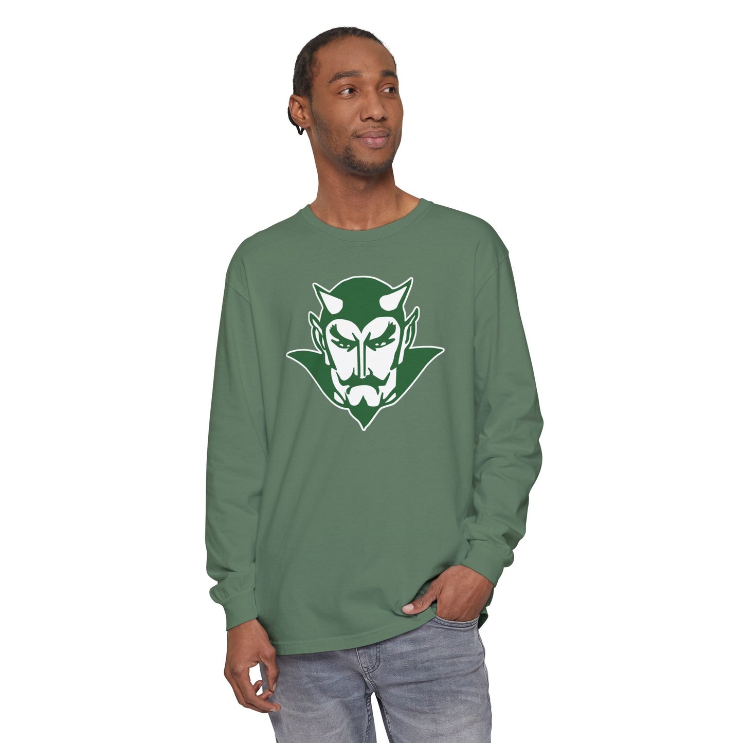 Garment-Dyed Long Sleeve Tee
