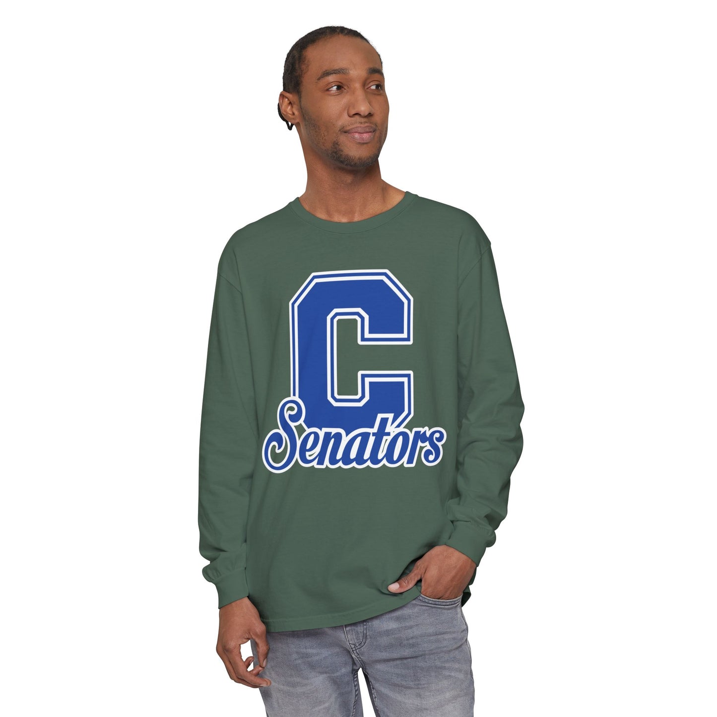 Garment-Dyed Long Sleeve Tee