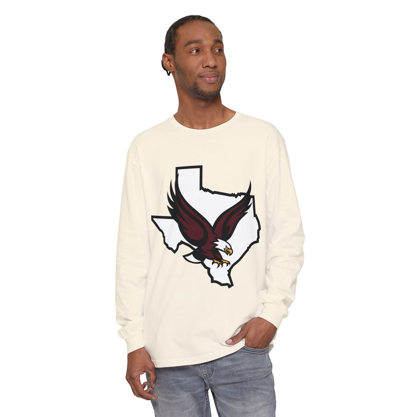 Garment-Dyed Long Sleeve Tee