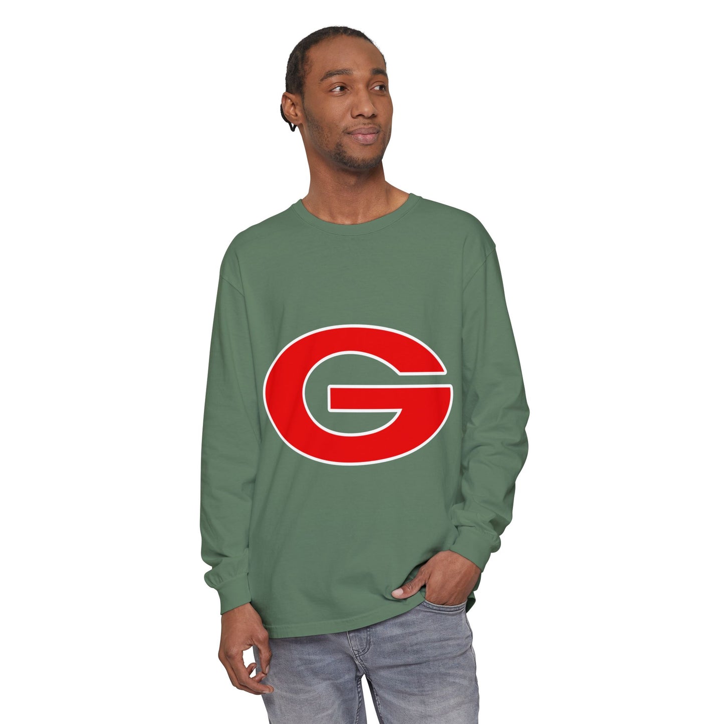Garment-Dyed Long Sleeve Tee