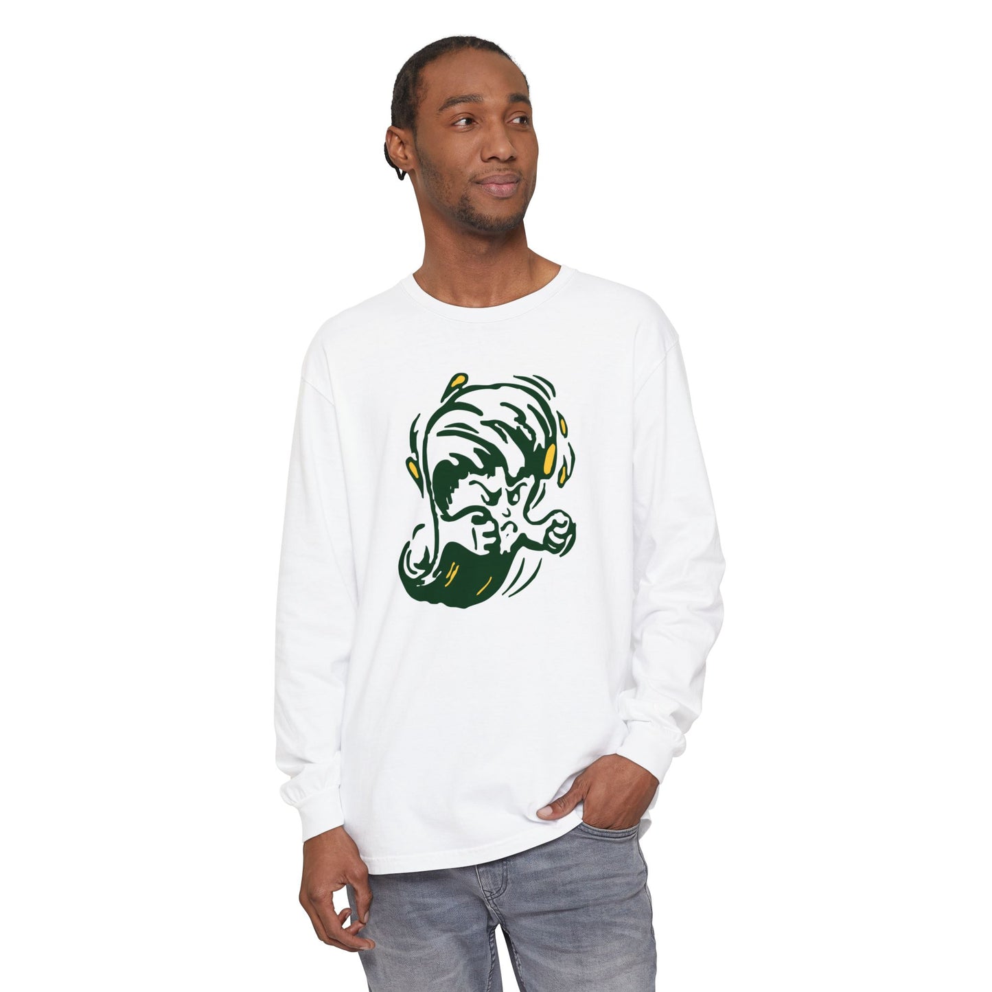 Garment-Dyed Long Sleeve Tee