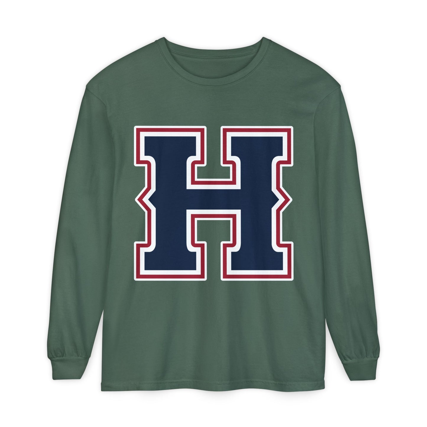 Garment-Dyed Long Sleeve Tee