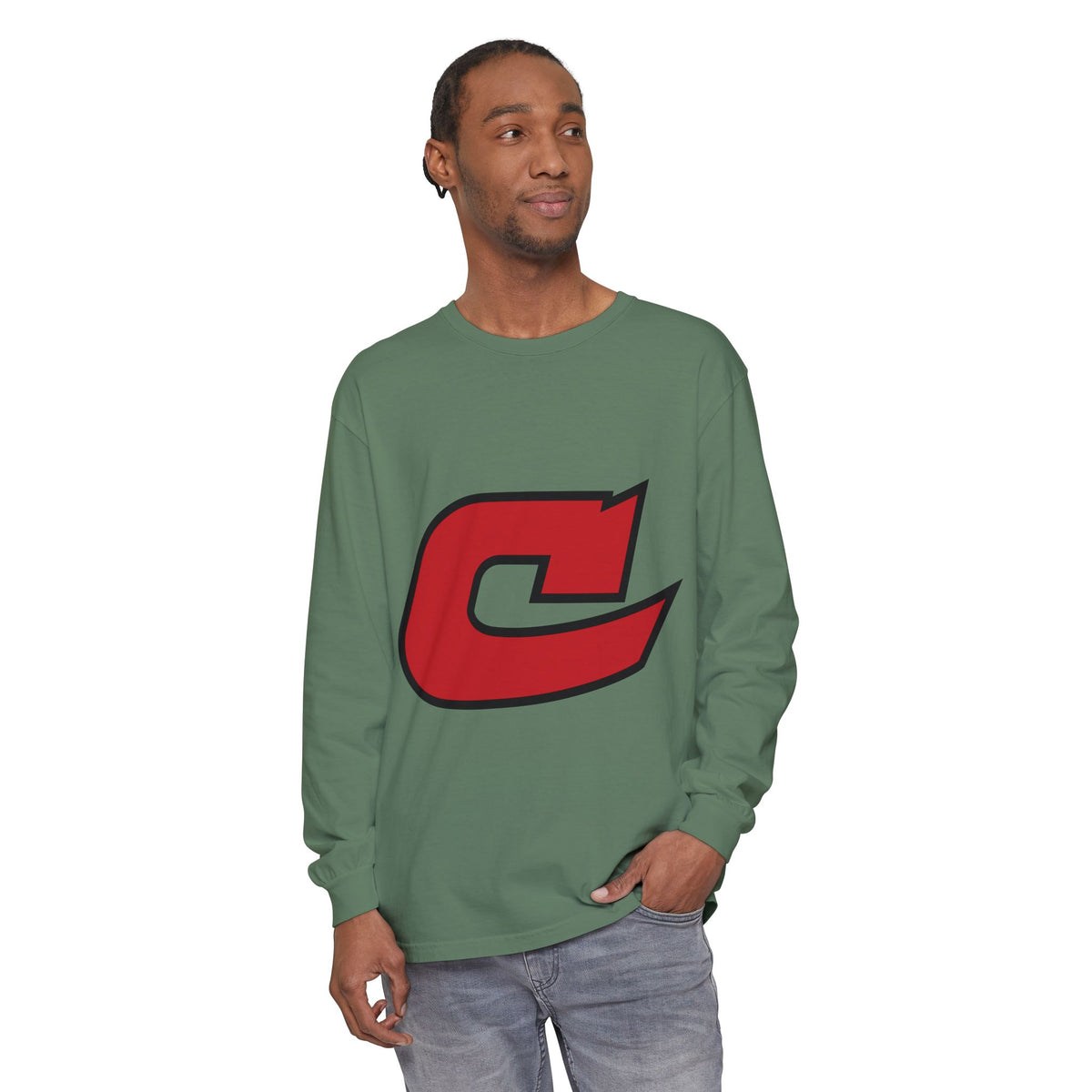 Garment-Dyed Long Sleeve Tee