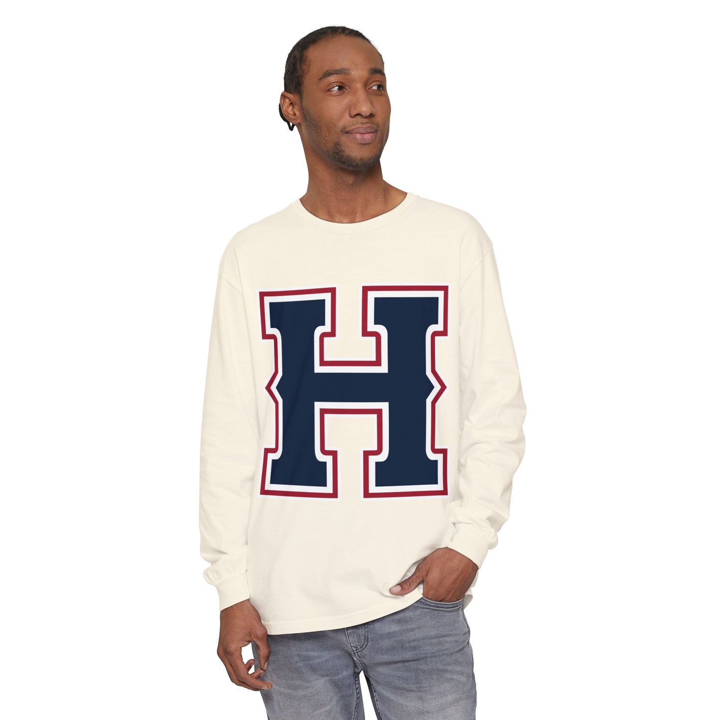 Garment-Dyed Long Sleeve Tee