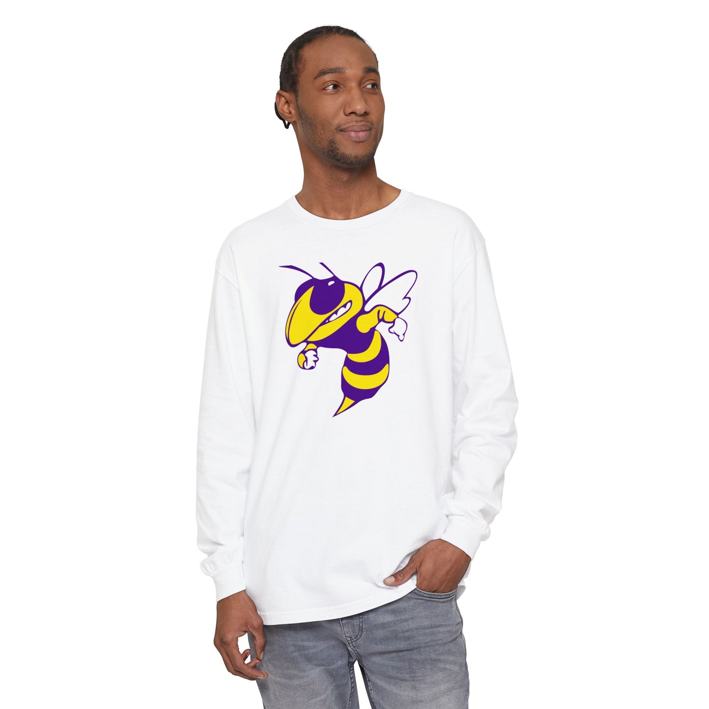 Garment-Dyed Long Sleeve Tee
