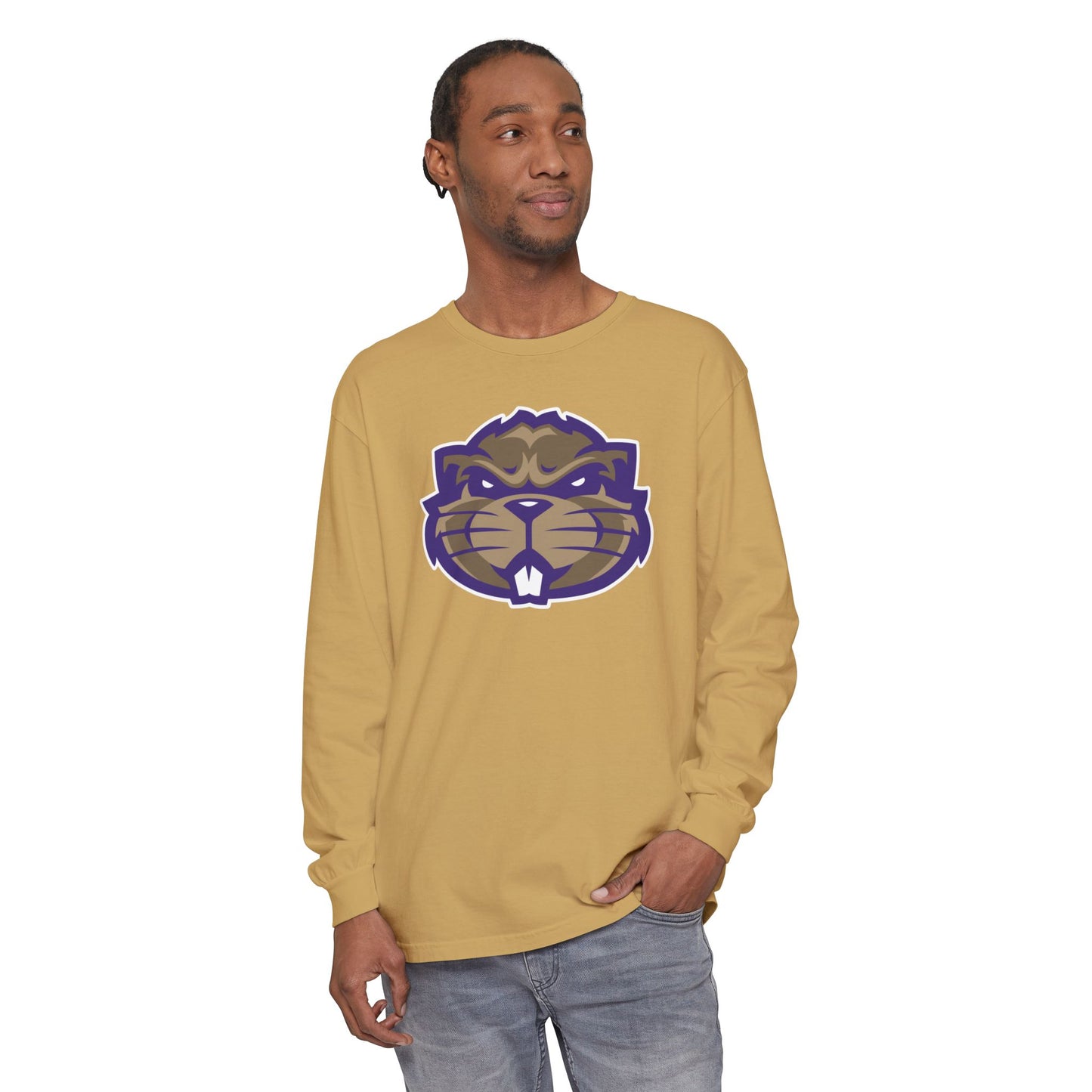 Garment-Dyed Long Sleeve Tee