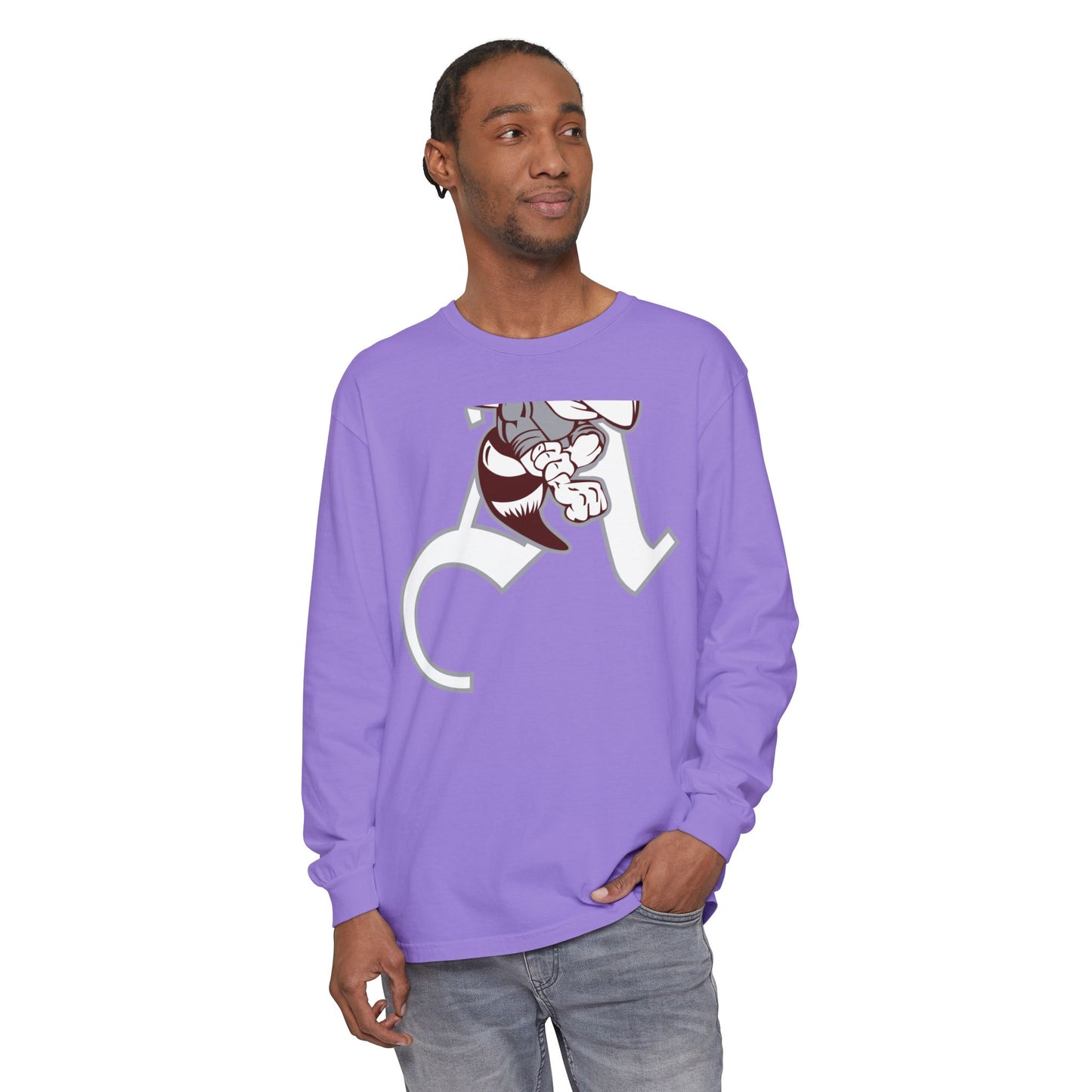Garment-Dyed Long Sleeve Tee
