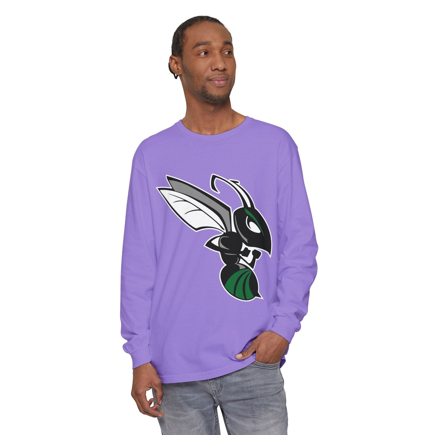 Garment-Dyed Long Sleeve Tee