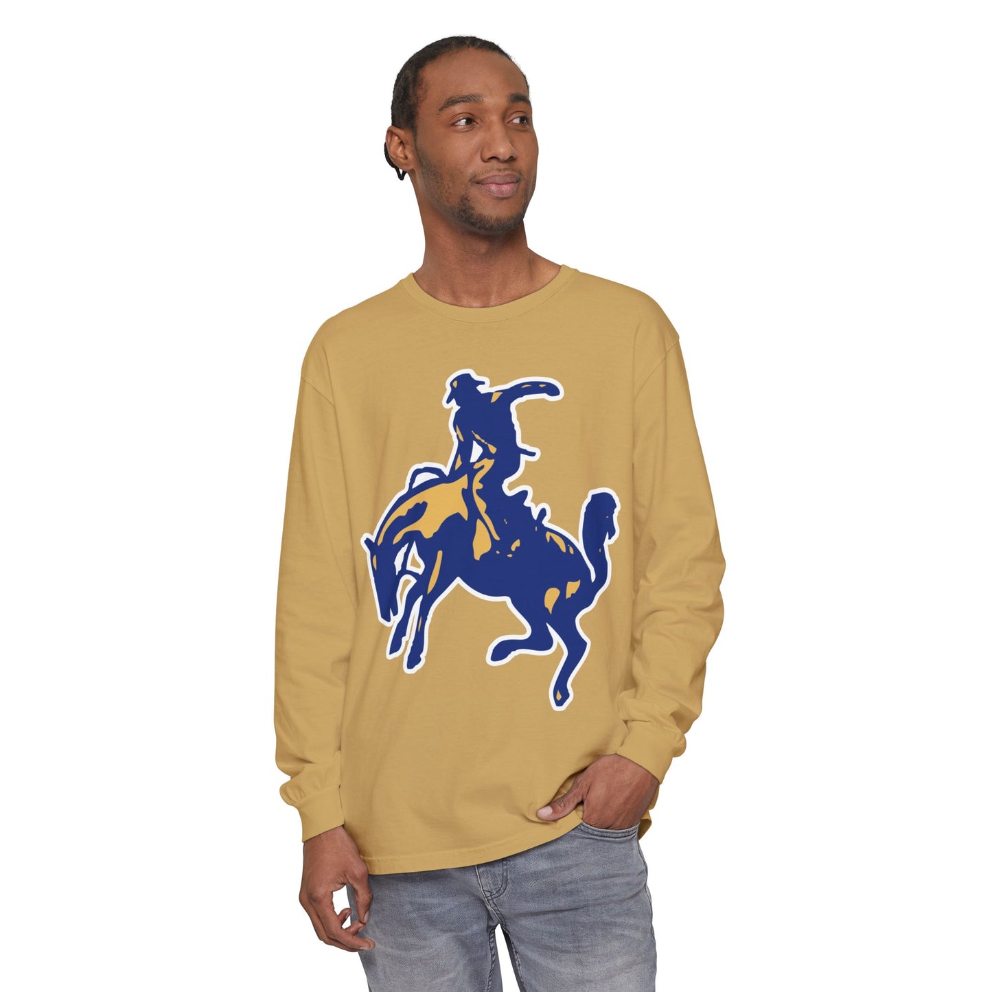 Garment-Dyed Long Sleeve Tee