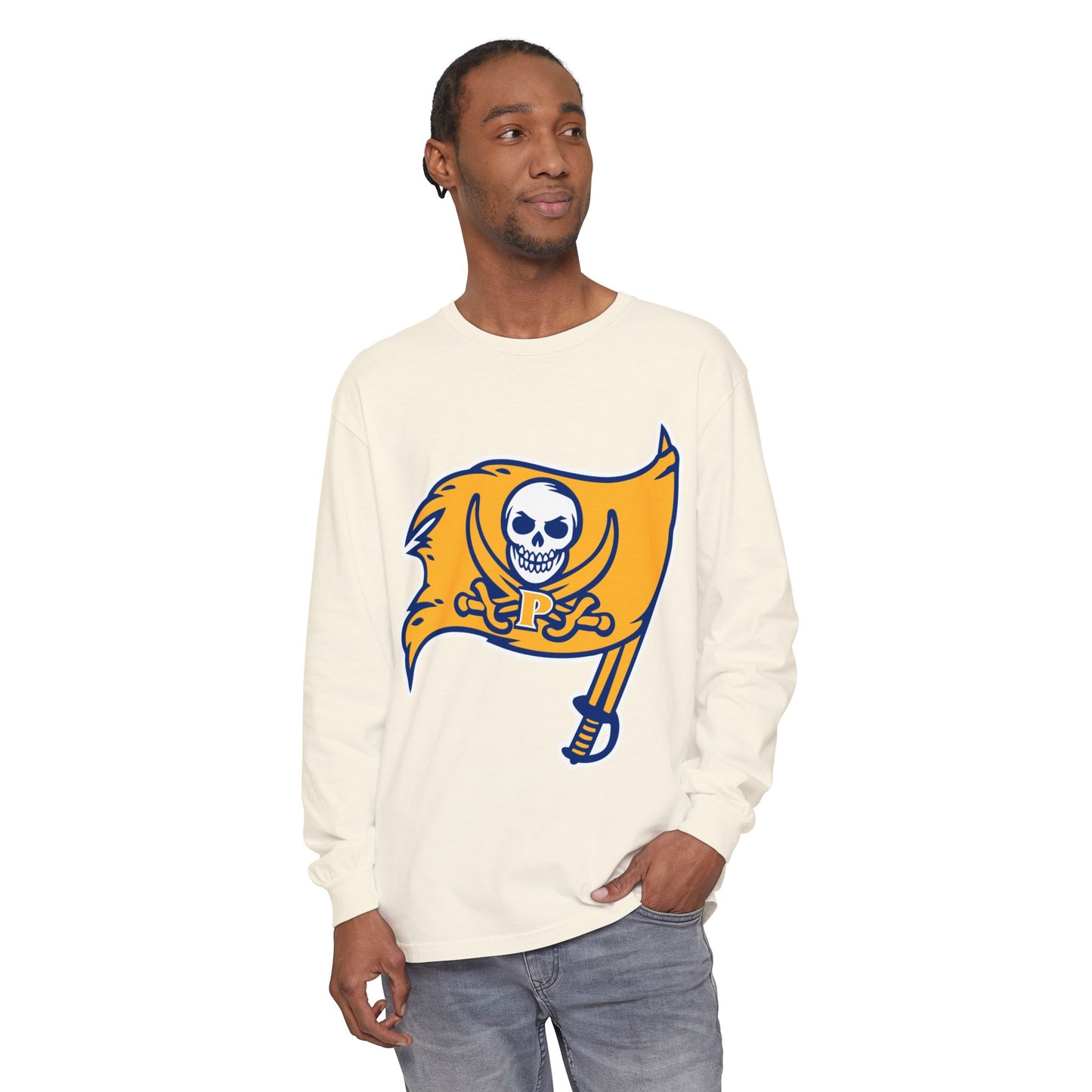 Garment-Dyed Long Sleeve Tee