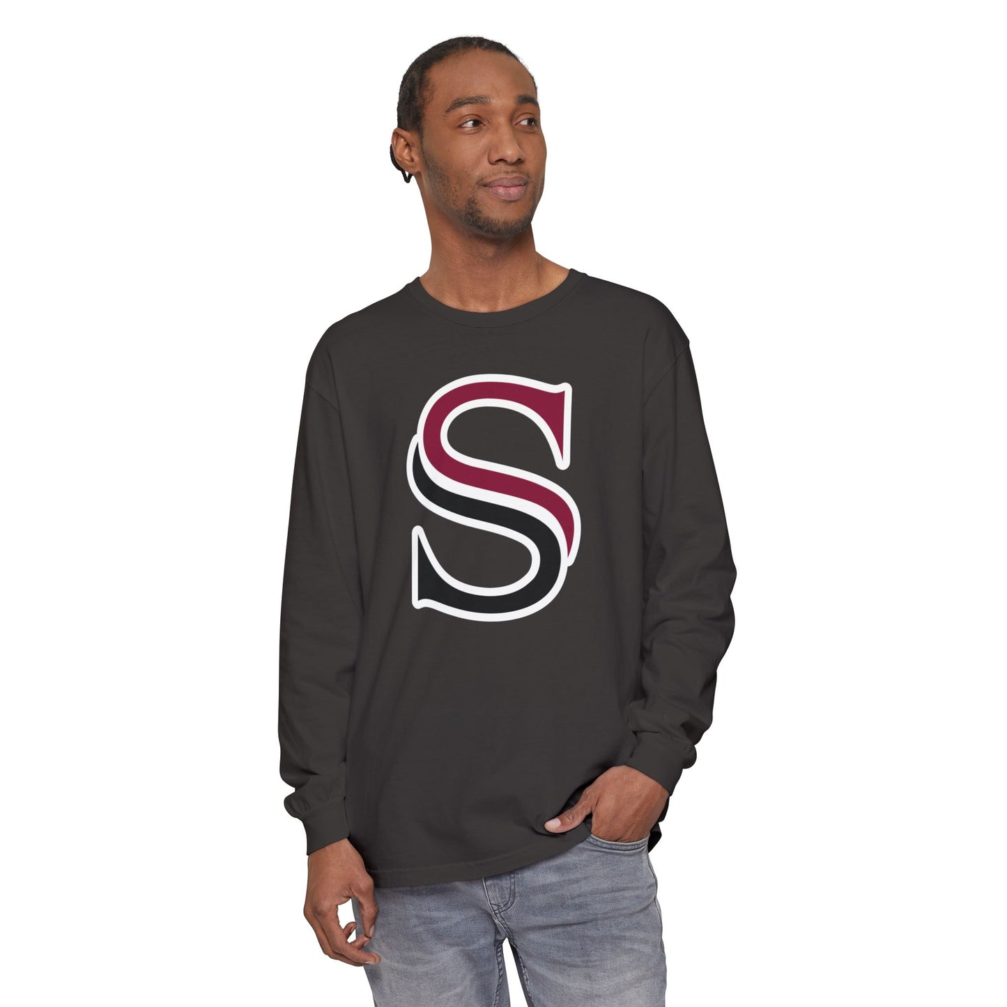 Garment-Dyed Long Sleeve Tee