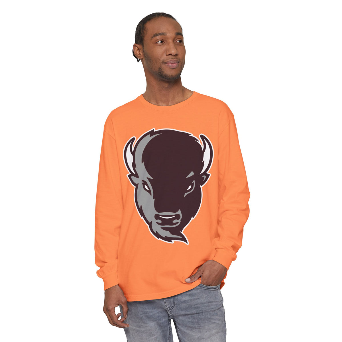 Garment-Dyed Long Sleeve Tee