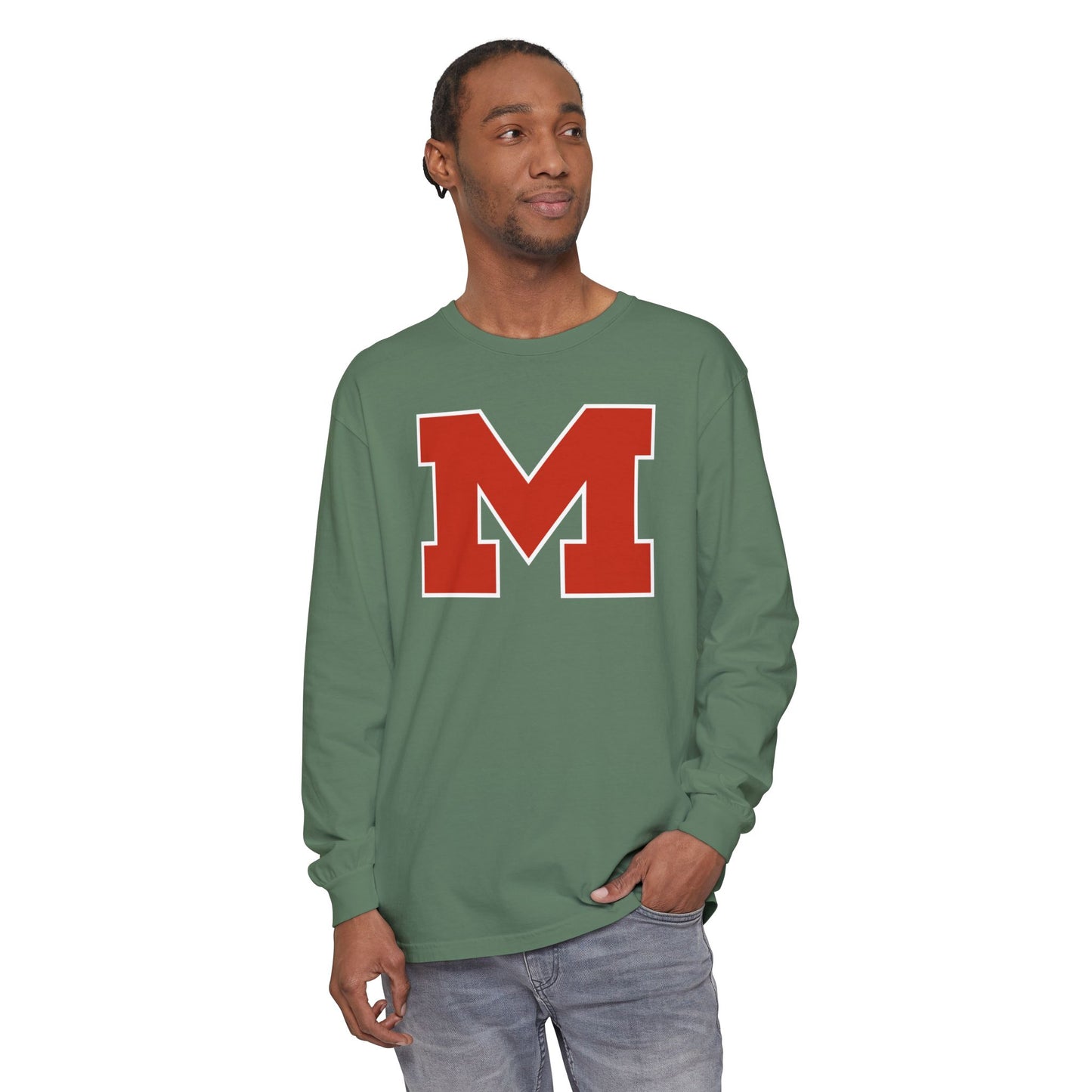 Garment-Dyed Long Sleeve Tee