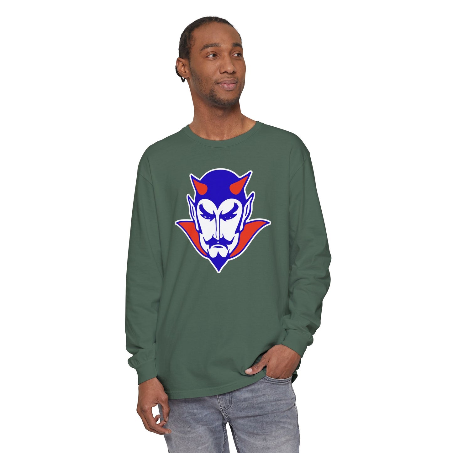 Garment-Dyed Long Sleeve Tee