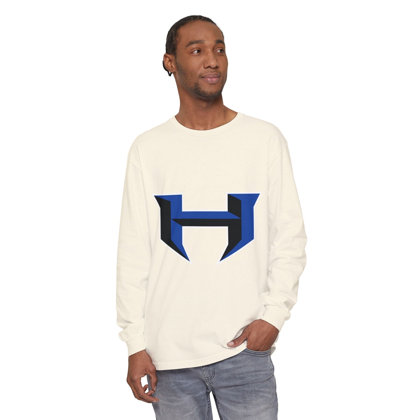 Garment-Dyed Long Sleeve Tee