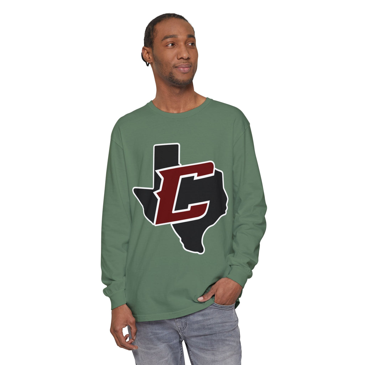 Garment-Dyed Long Sleeve Tee