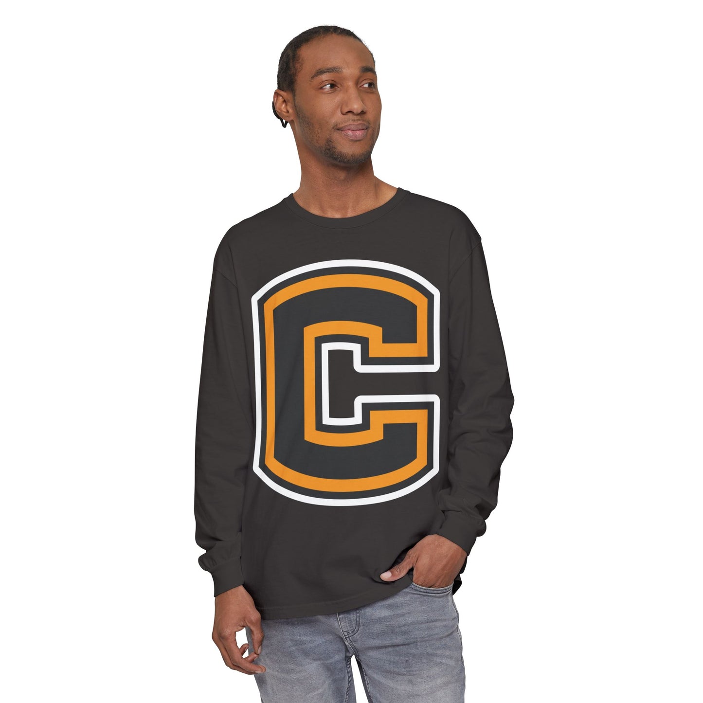 Garment-Dyed Long Sleeve Tee