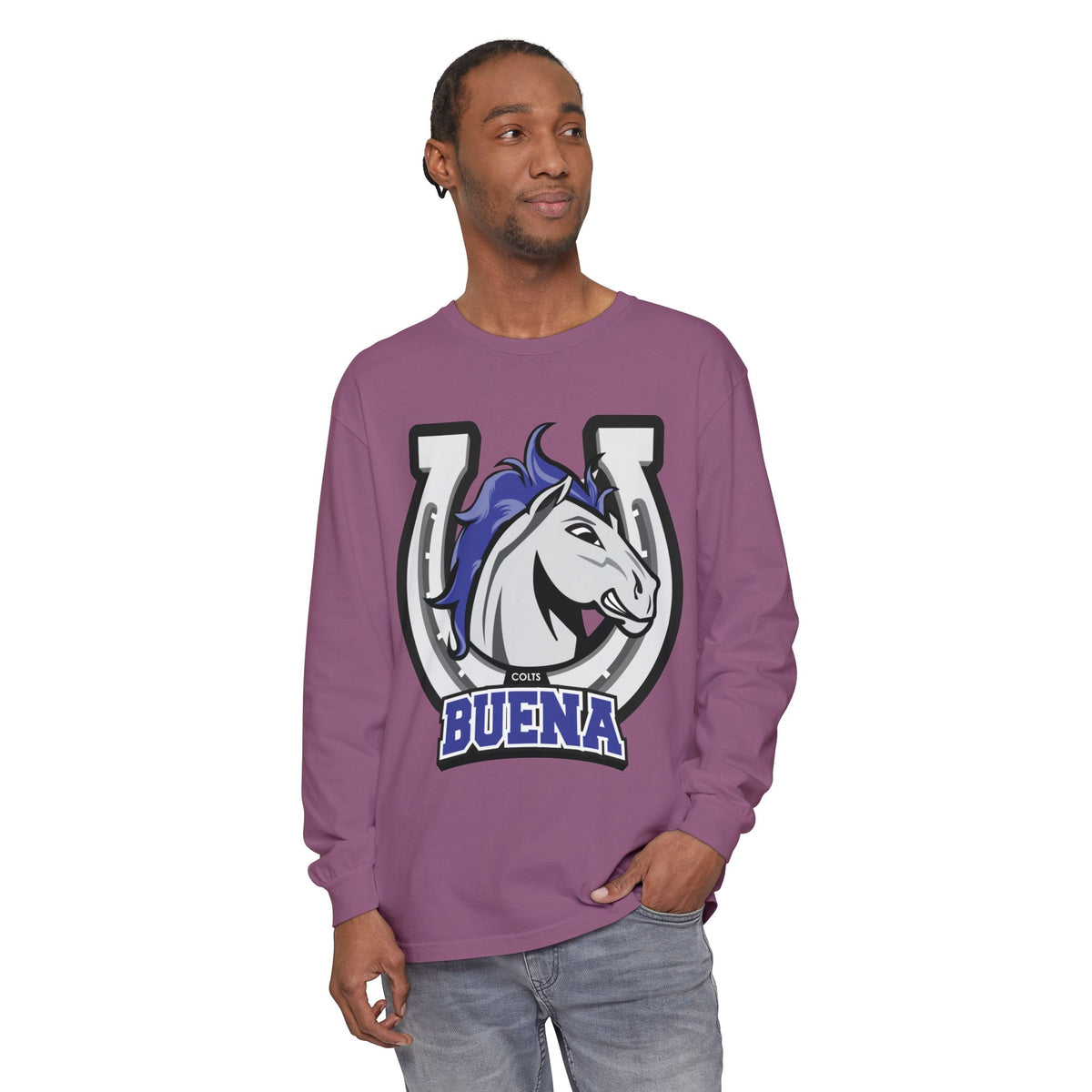 Garment-Dyed Long Sleeve Tee