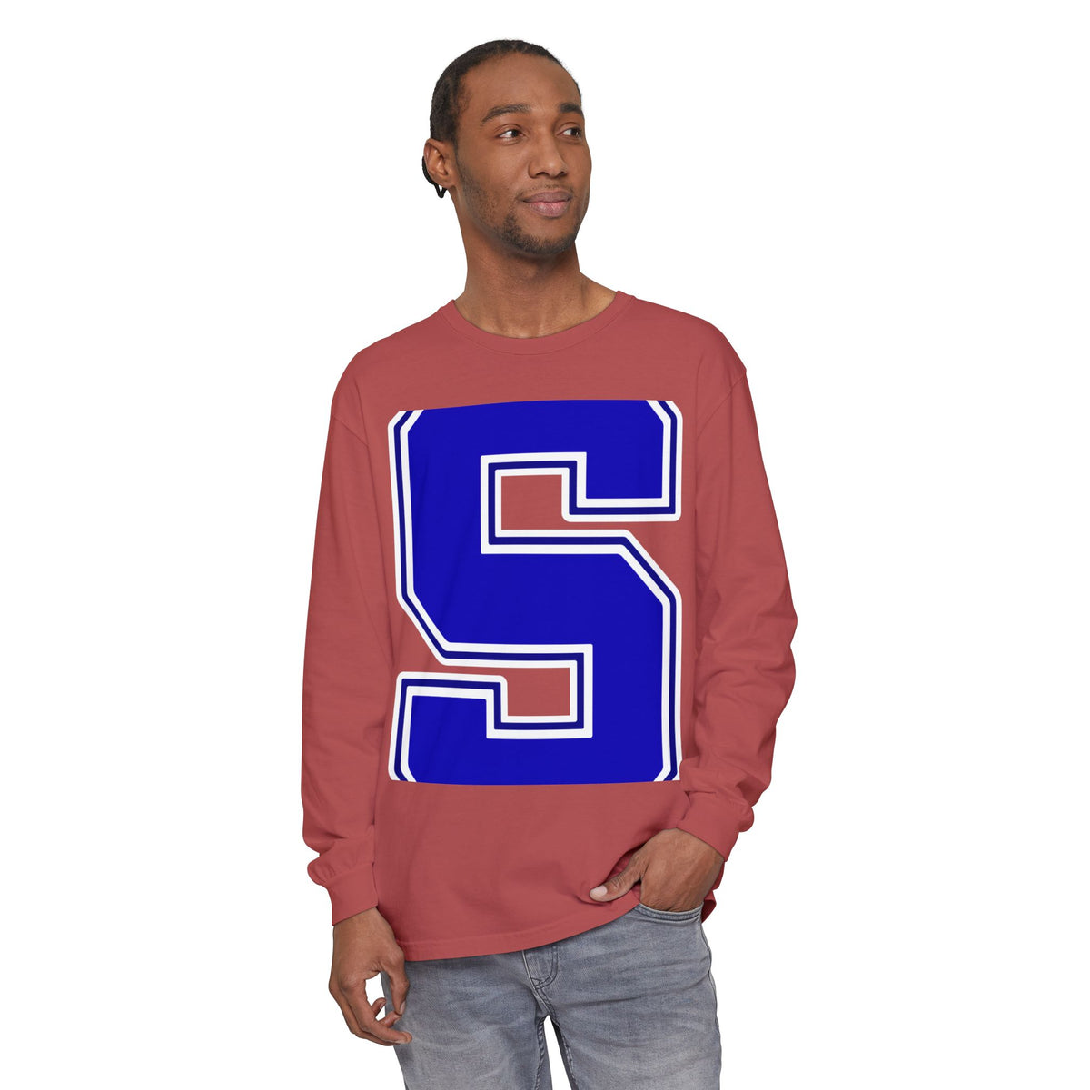 Garment-Dyed Long Sleeve Tee