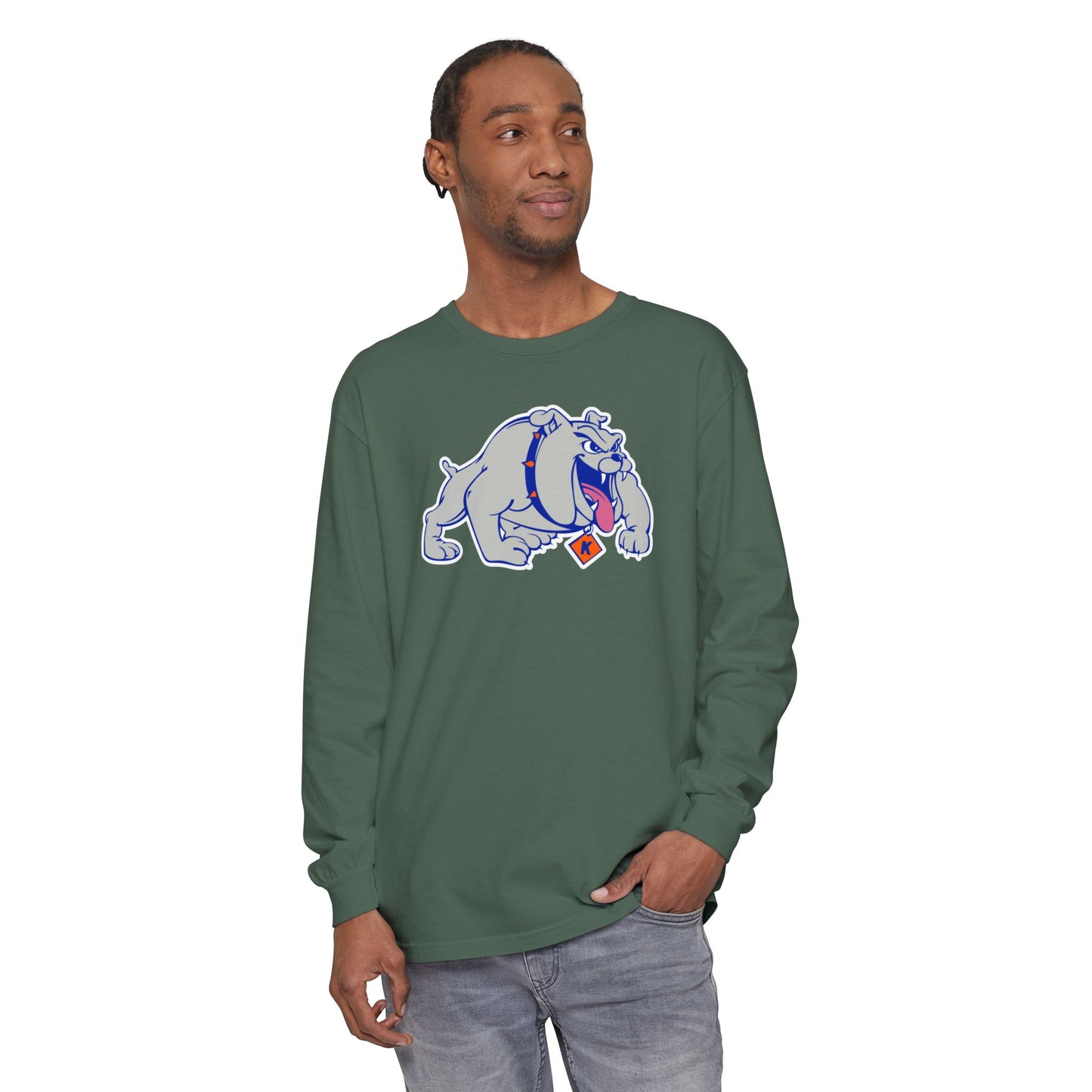 Garment-Dyed Long Sleeve Tee