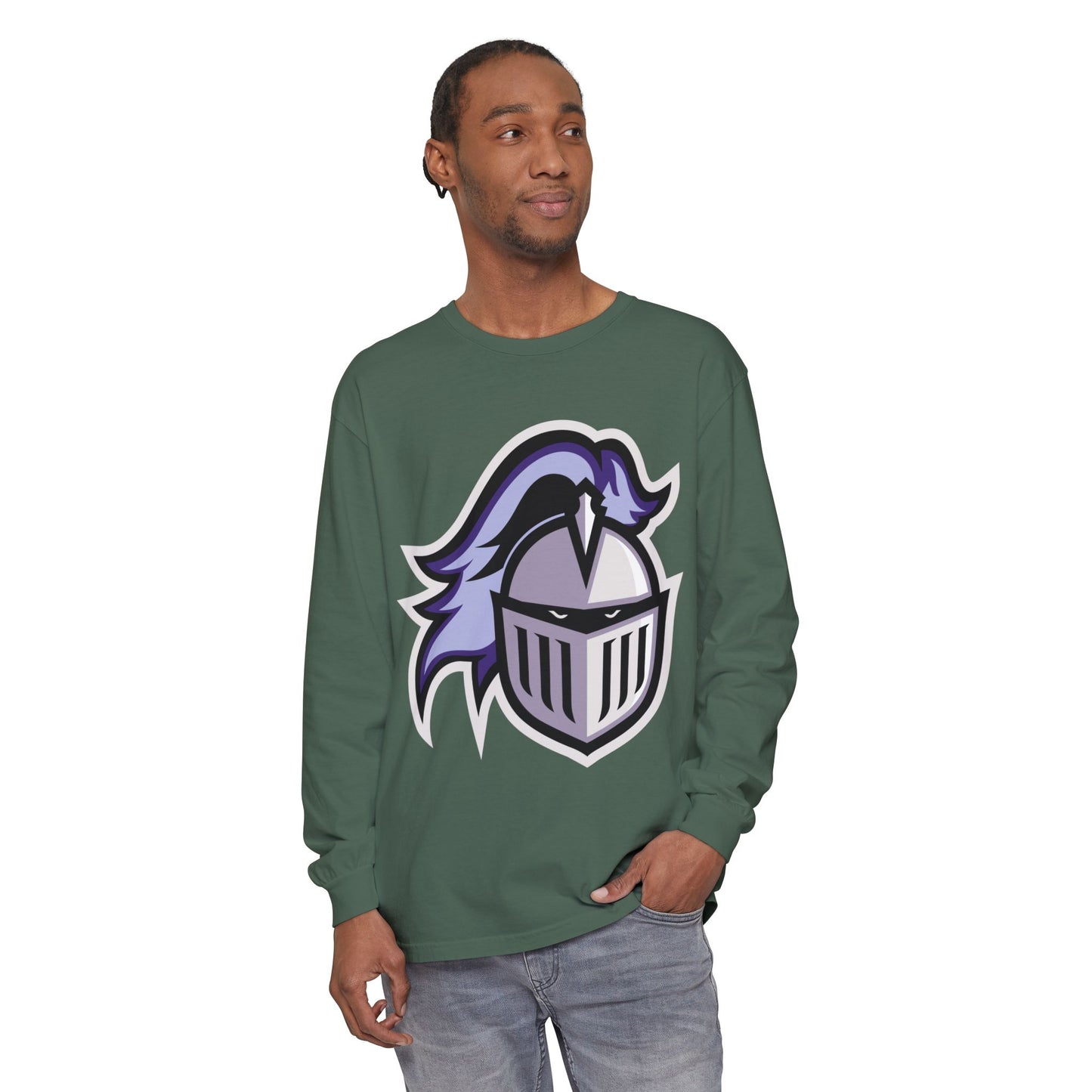 Garment-Dyed Long Sleeve Tee