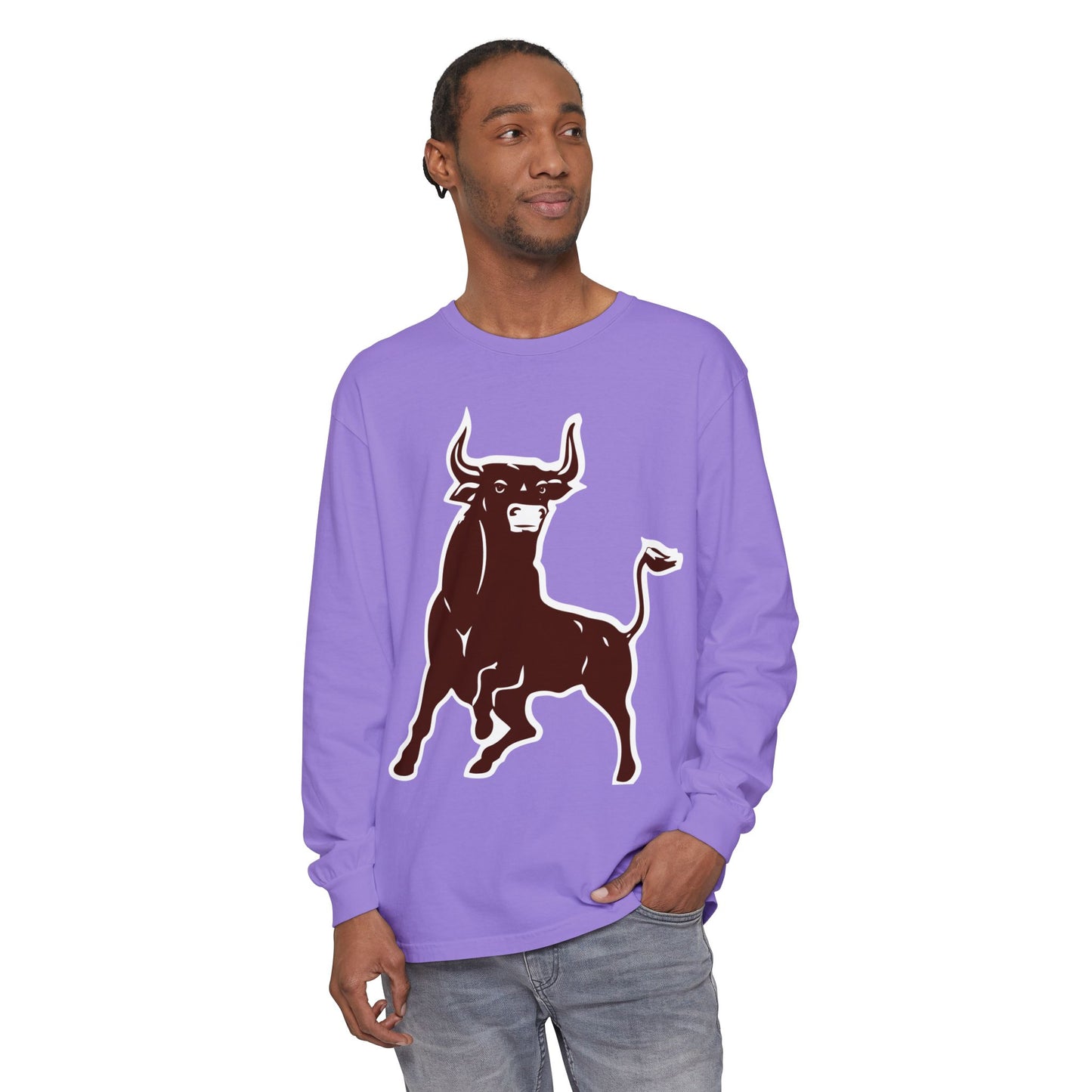 Garment-Dyed Long Sleeve Tee