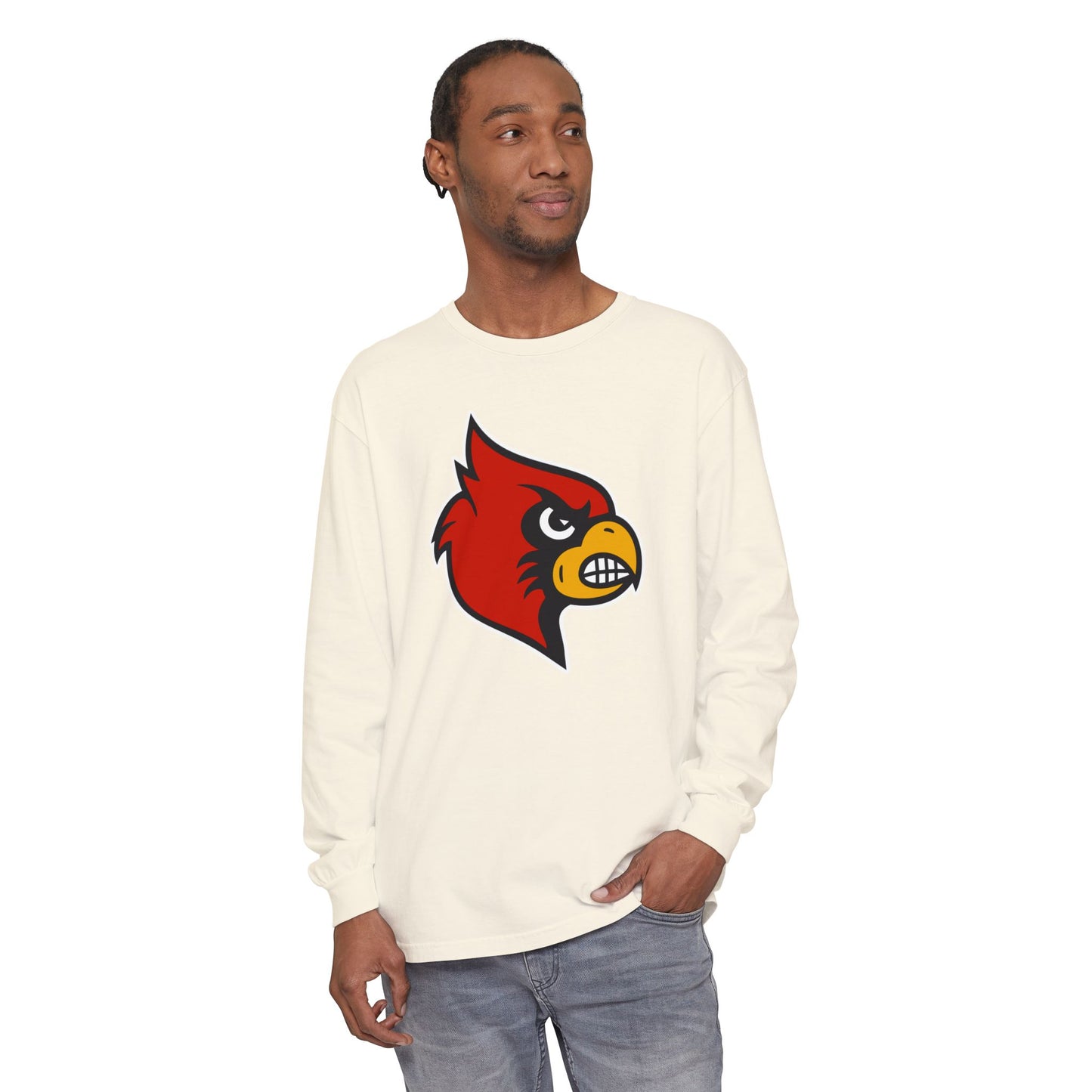 Garment-Dyed Long Sleeve Tee