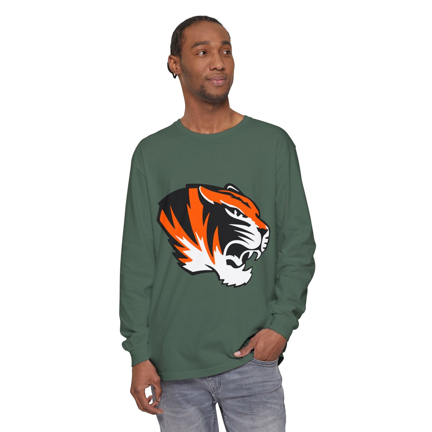 Garment-Dyed Long Sleeve Tee