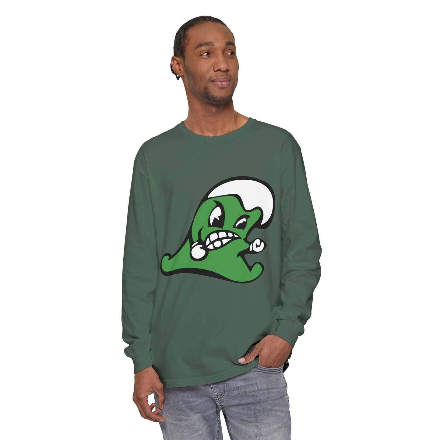 Garment-Dyed Long Sleeve Tee