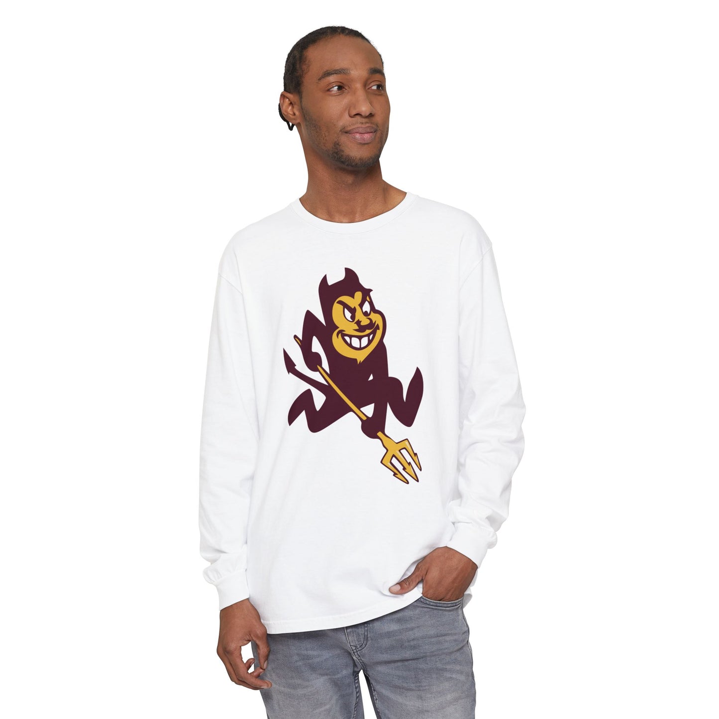 Garment-Dyed Long Sleeve Tee