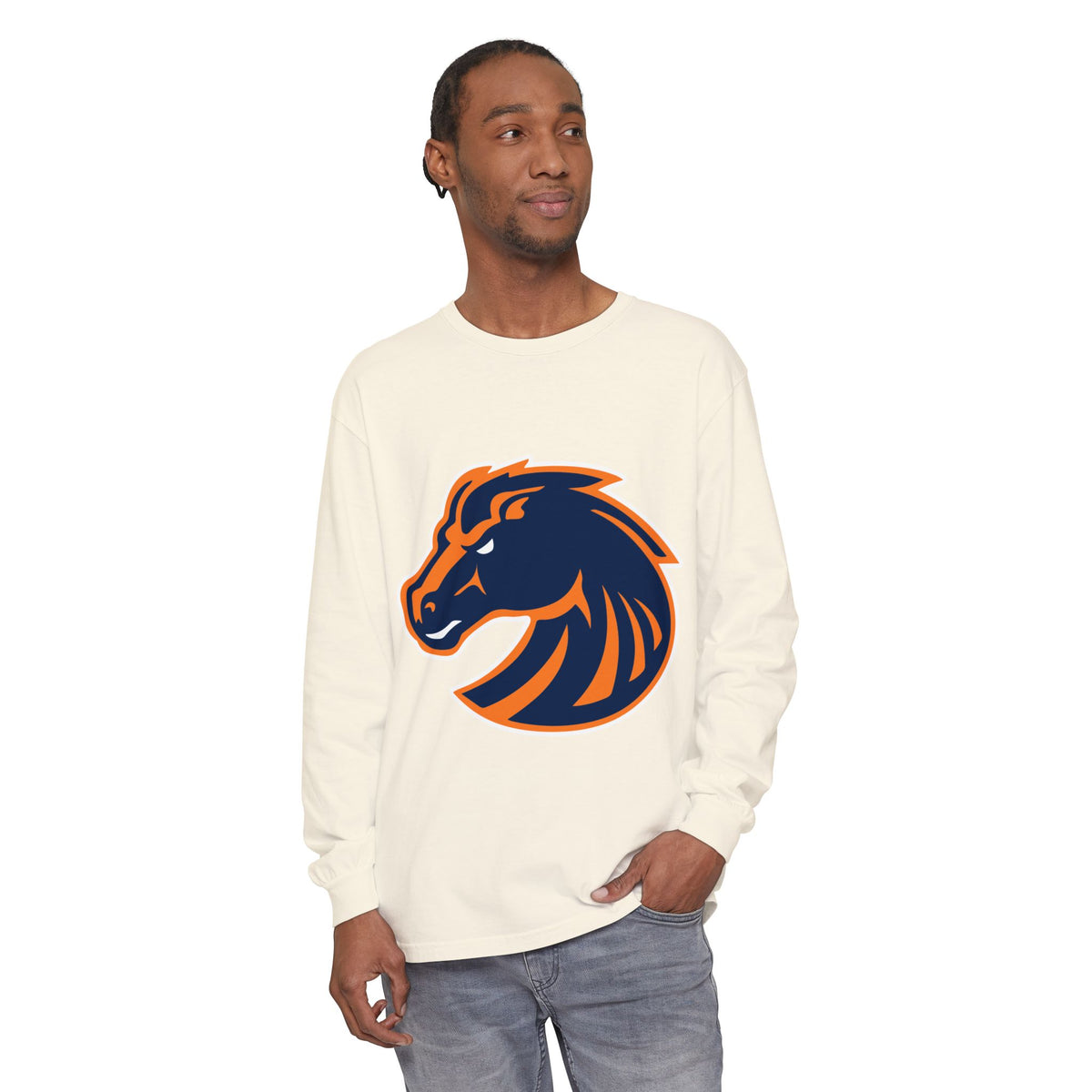 Garment-Dyed Long Sleeve Tee