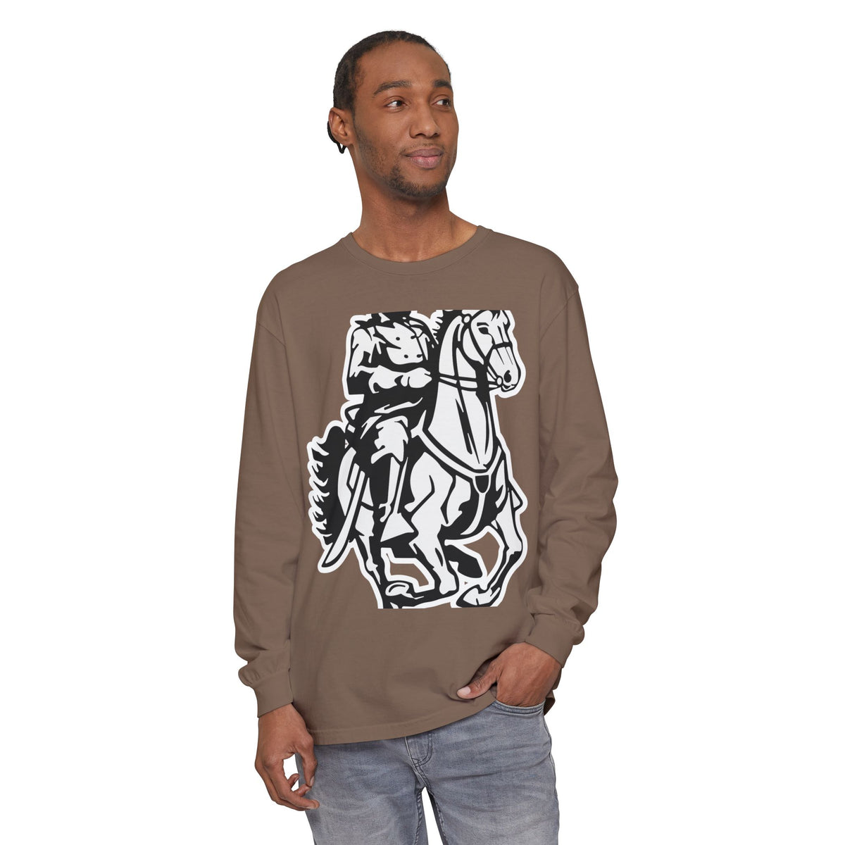 Garment-Dyed Long Sleeve Tee
