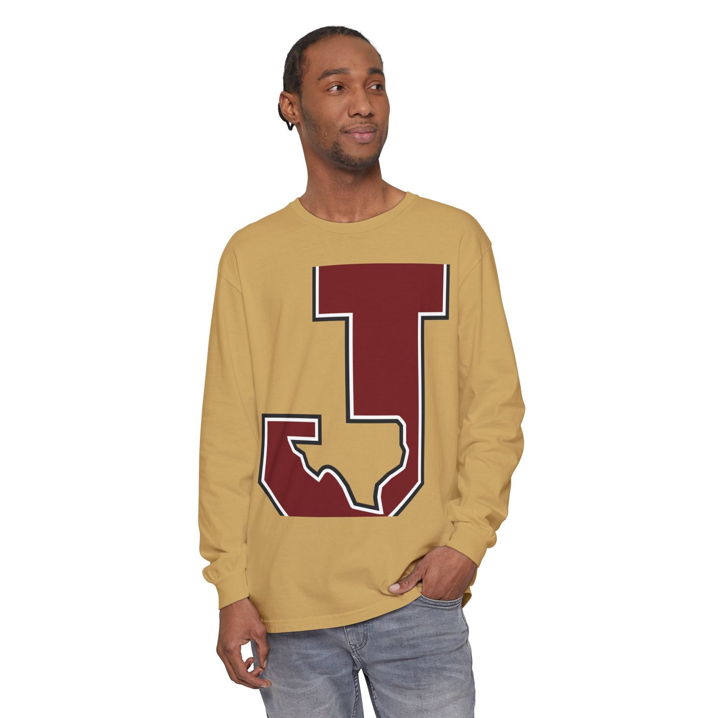 Garment-Dyed Long Sleeve Tee