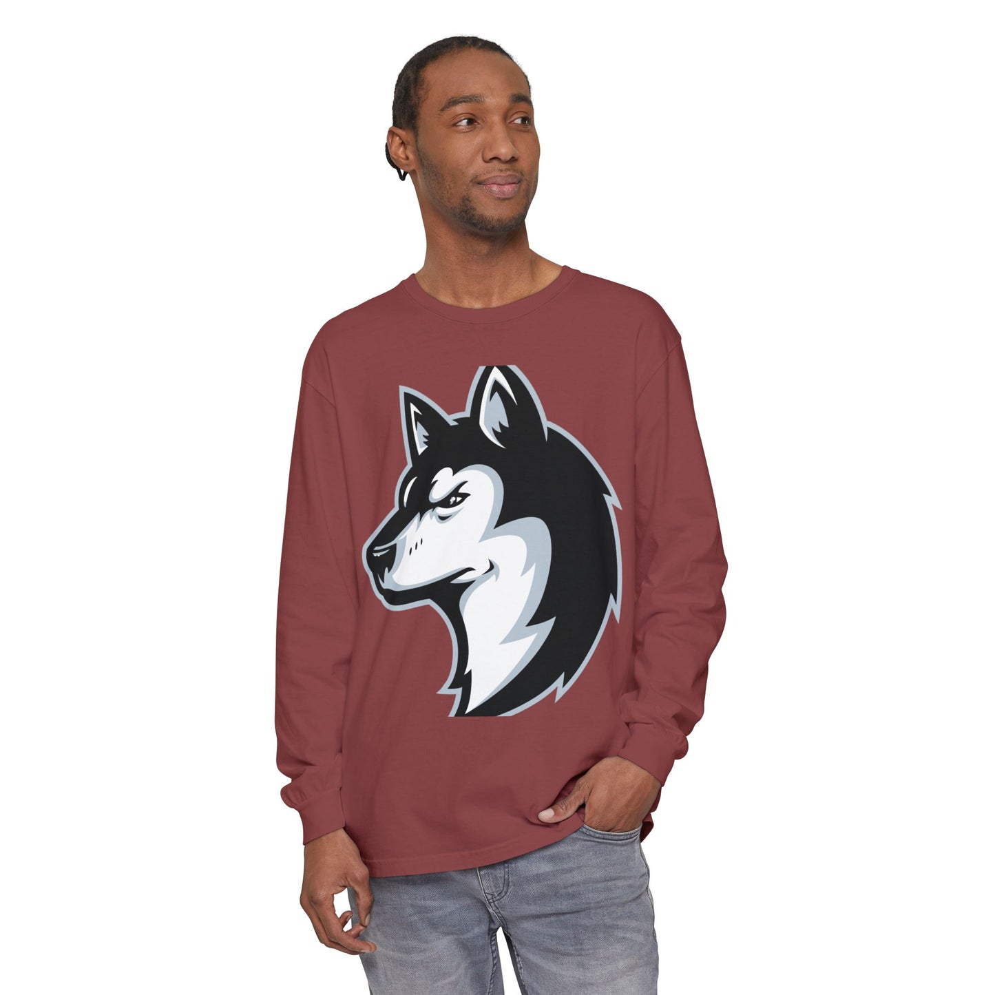 Garment-Dyed Long Sleeve Tee