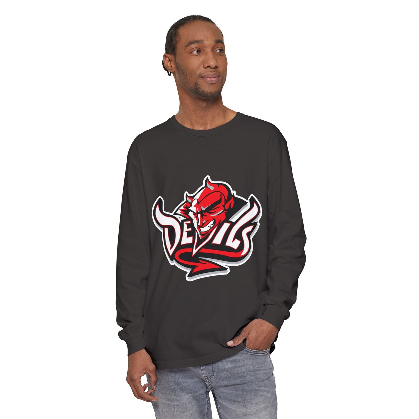 Garment-Dyed Long Sleeve Tee