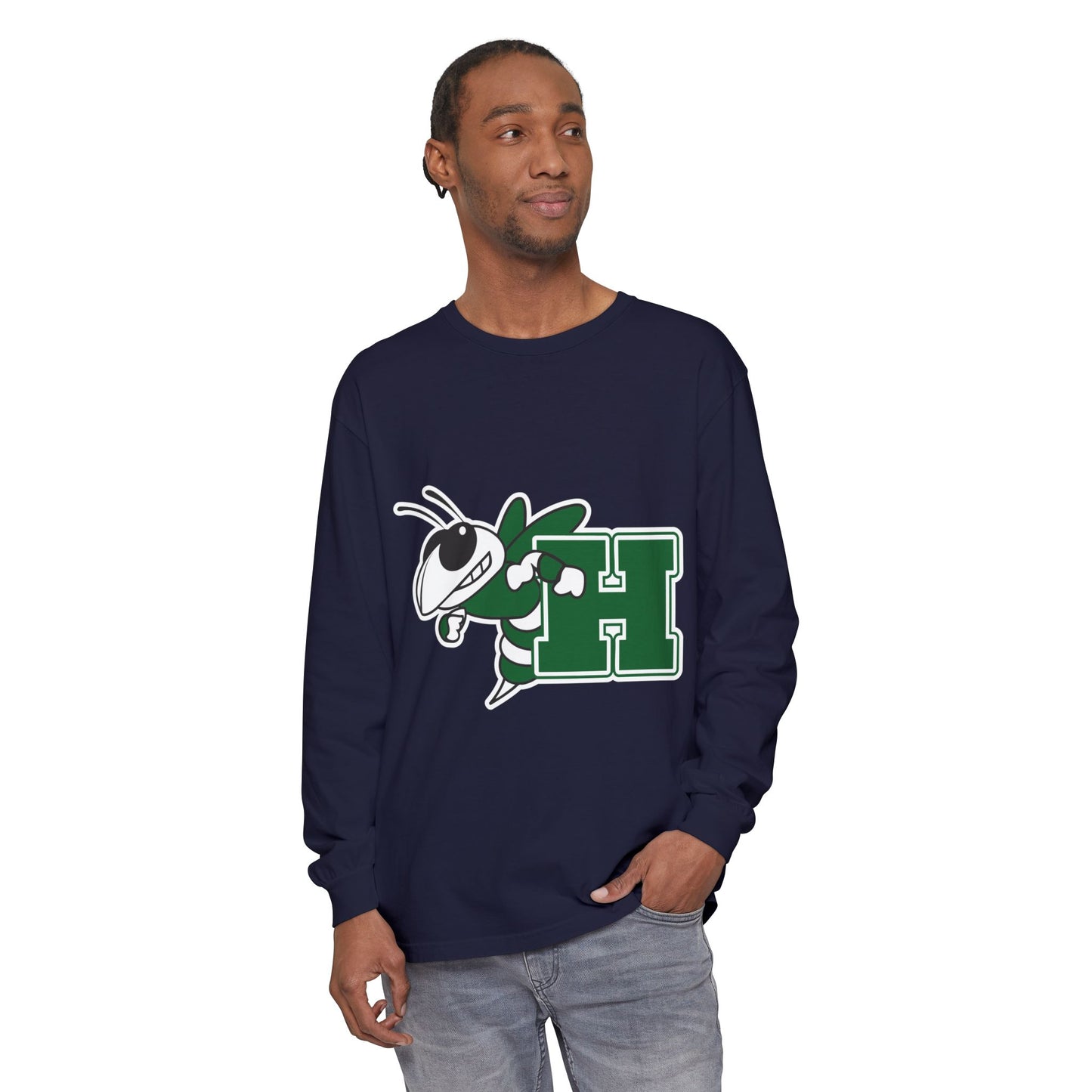 Garment-Dyed Long Sleeve Tee