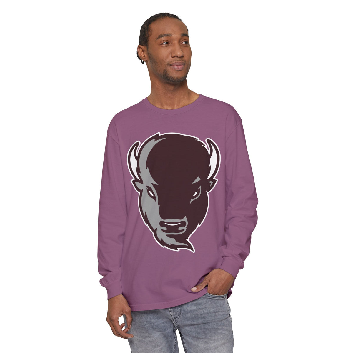 Garment-Dyed Long Sleeve Tee