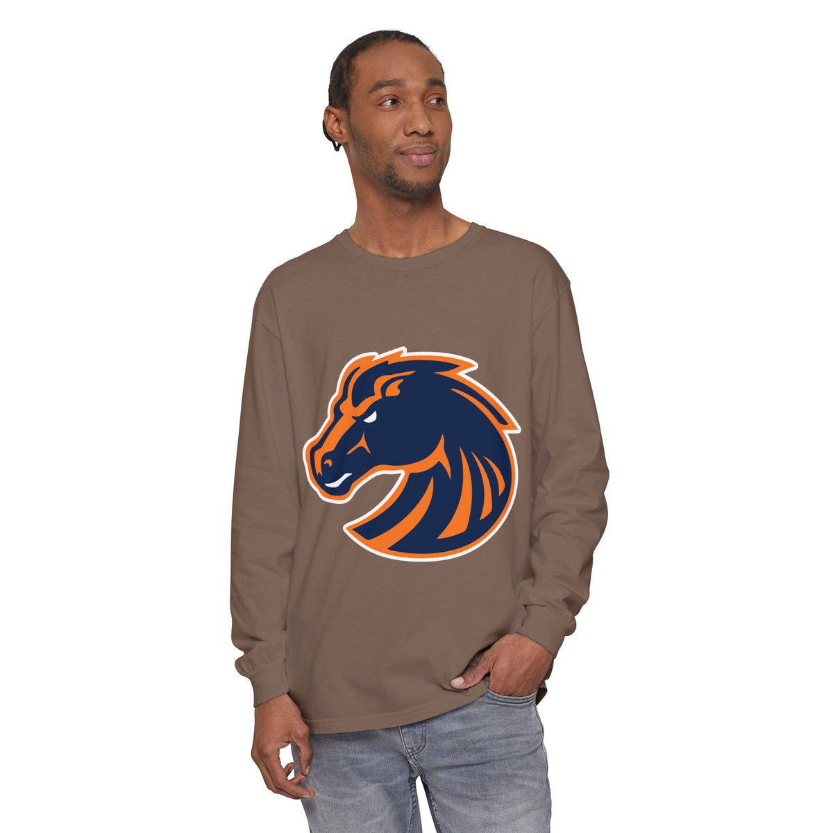 Garment-Dyed Long Sleeve Tee