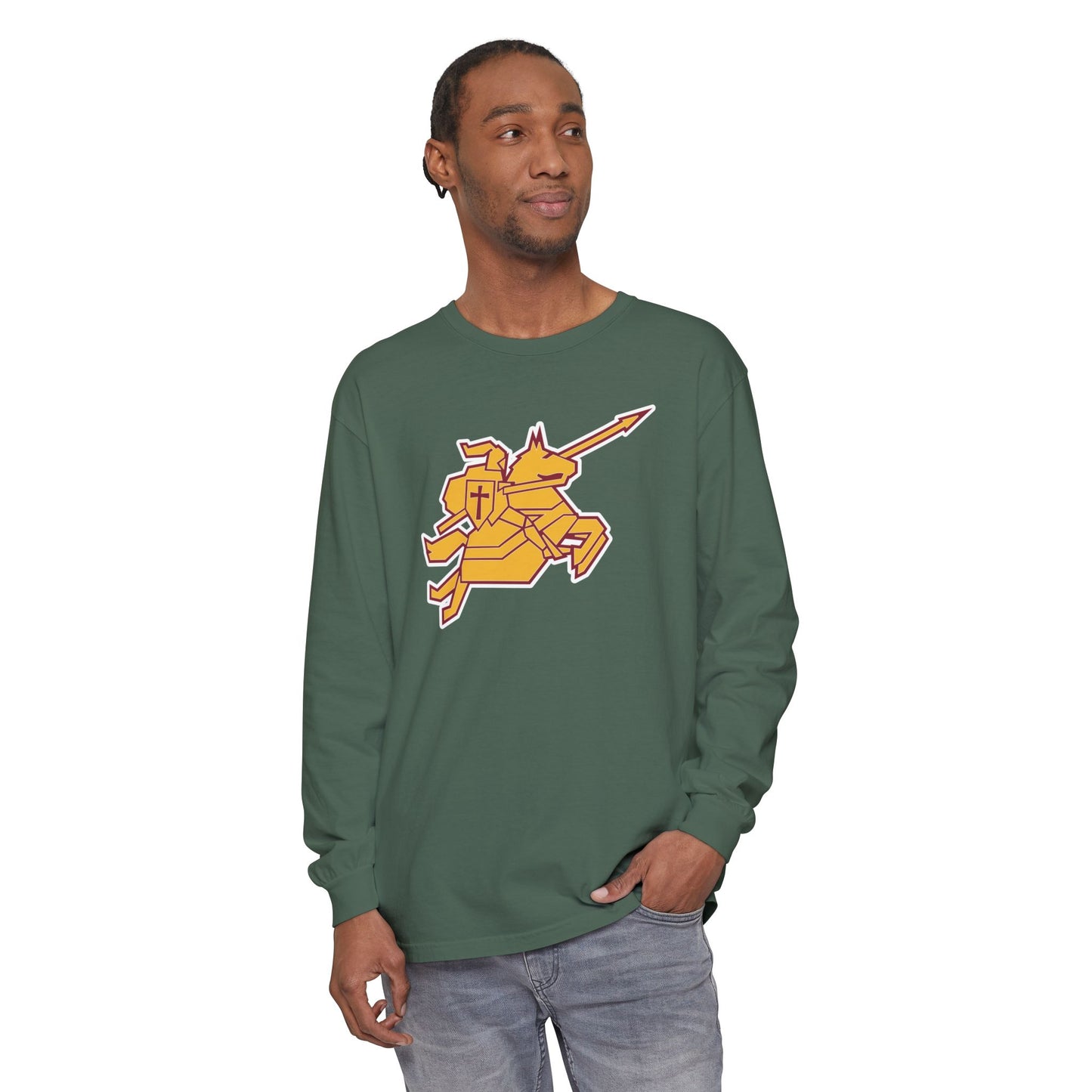 Garment-Dyed Long Sleeve Tee