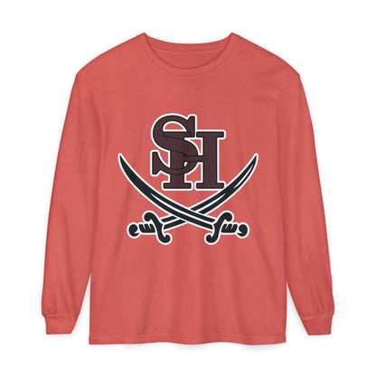Garment-Dyed Long Sleeve Tee