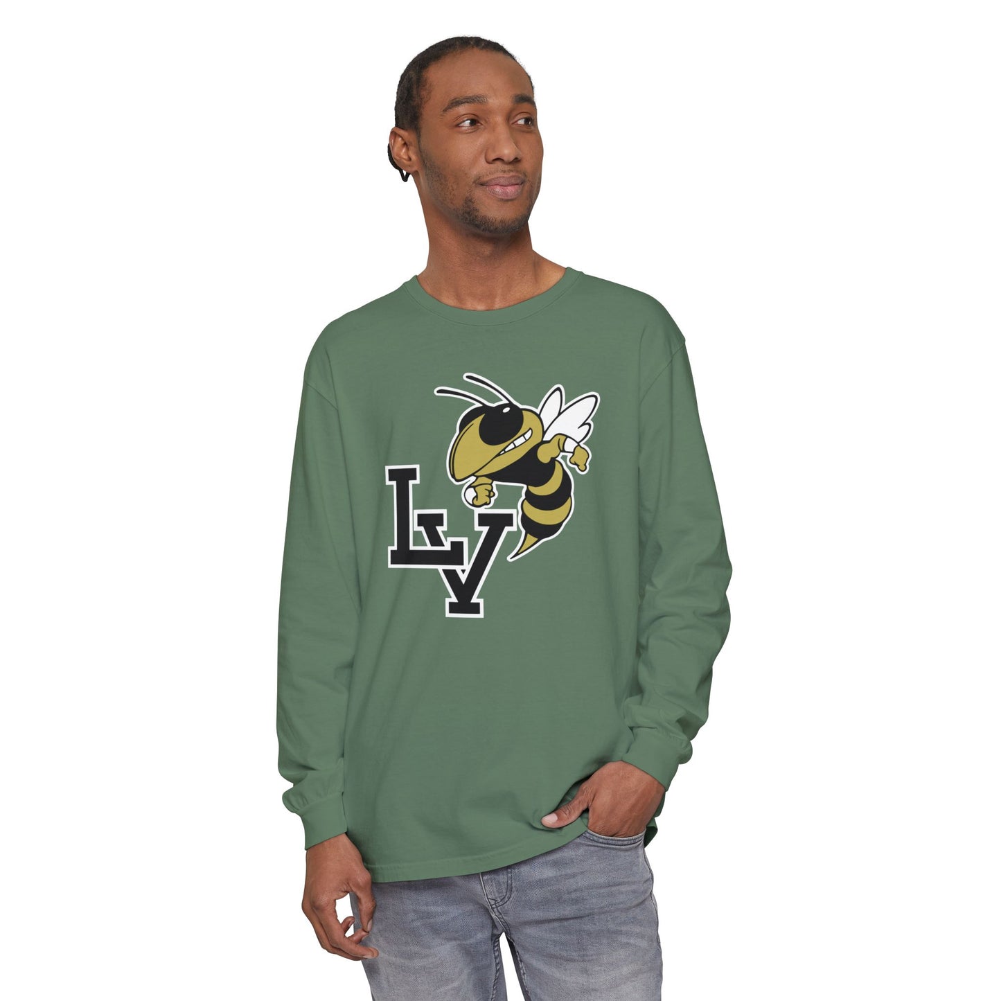 Garment-Dyed Long Sleeve Tee