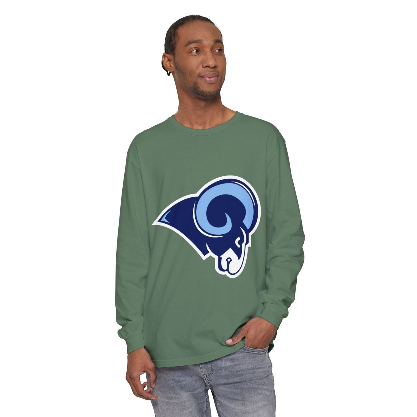 Garment-Dyed Long Sleeve Tee