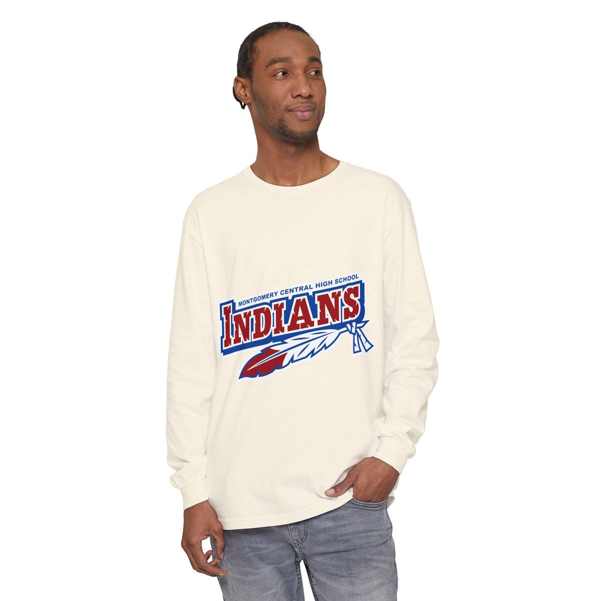 Garment-Dyed Long Sleeve Tee