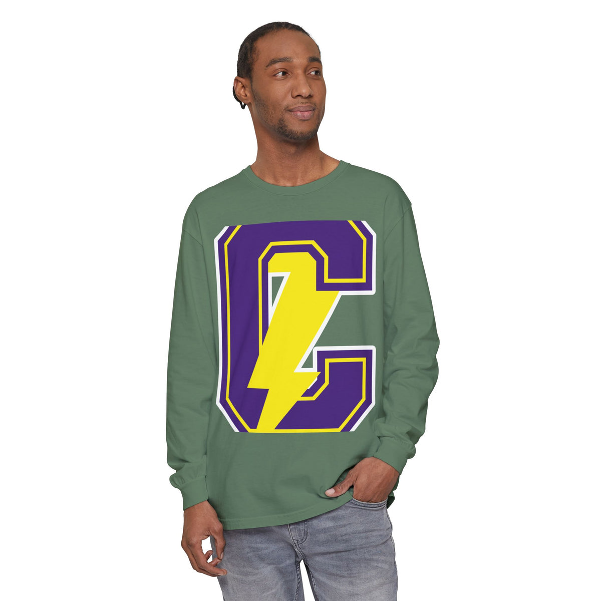 Garment-Dyed Long Sleeve Tee