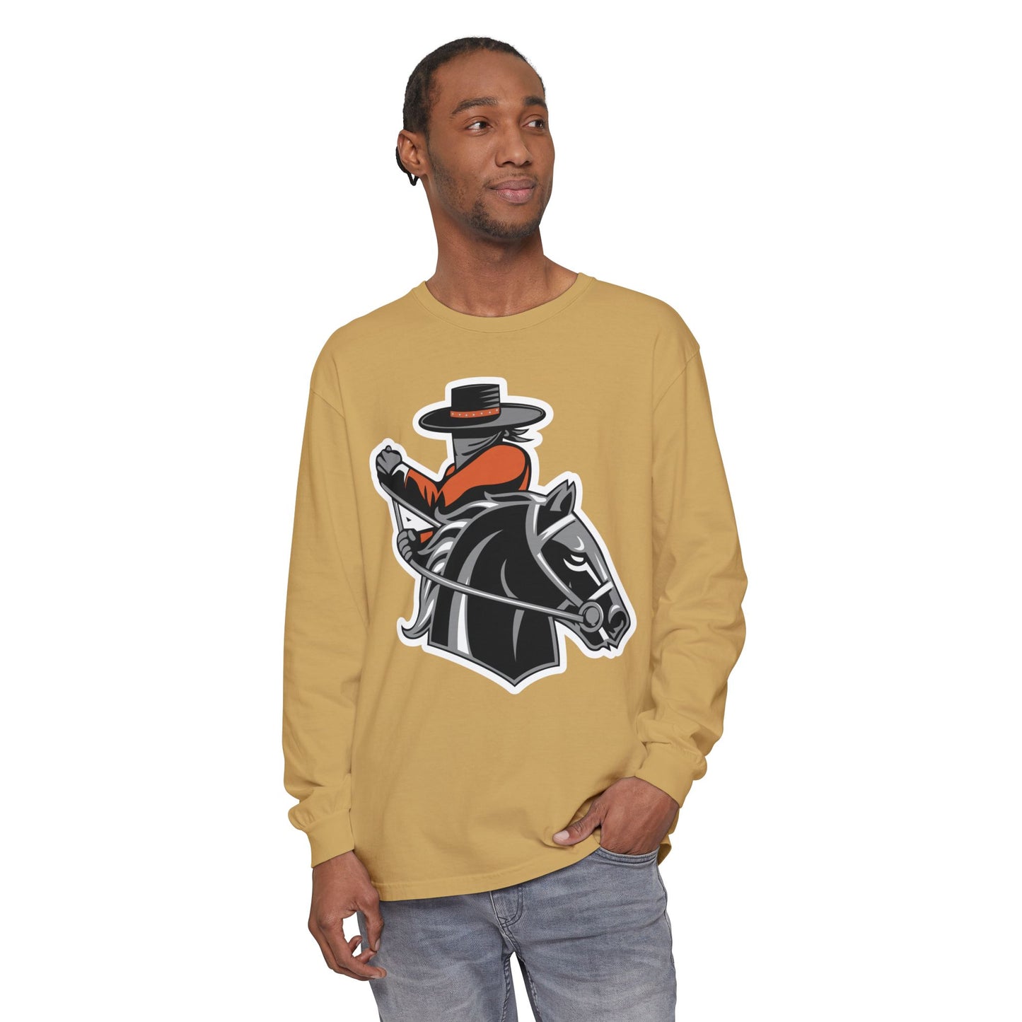 Garment-Dyed Long Sleeve Tee