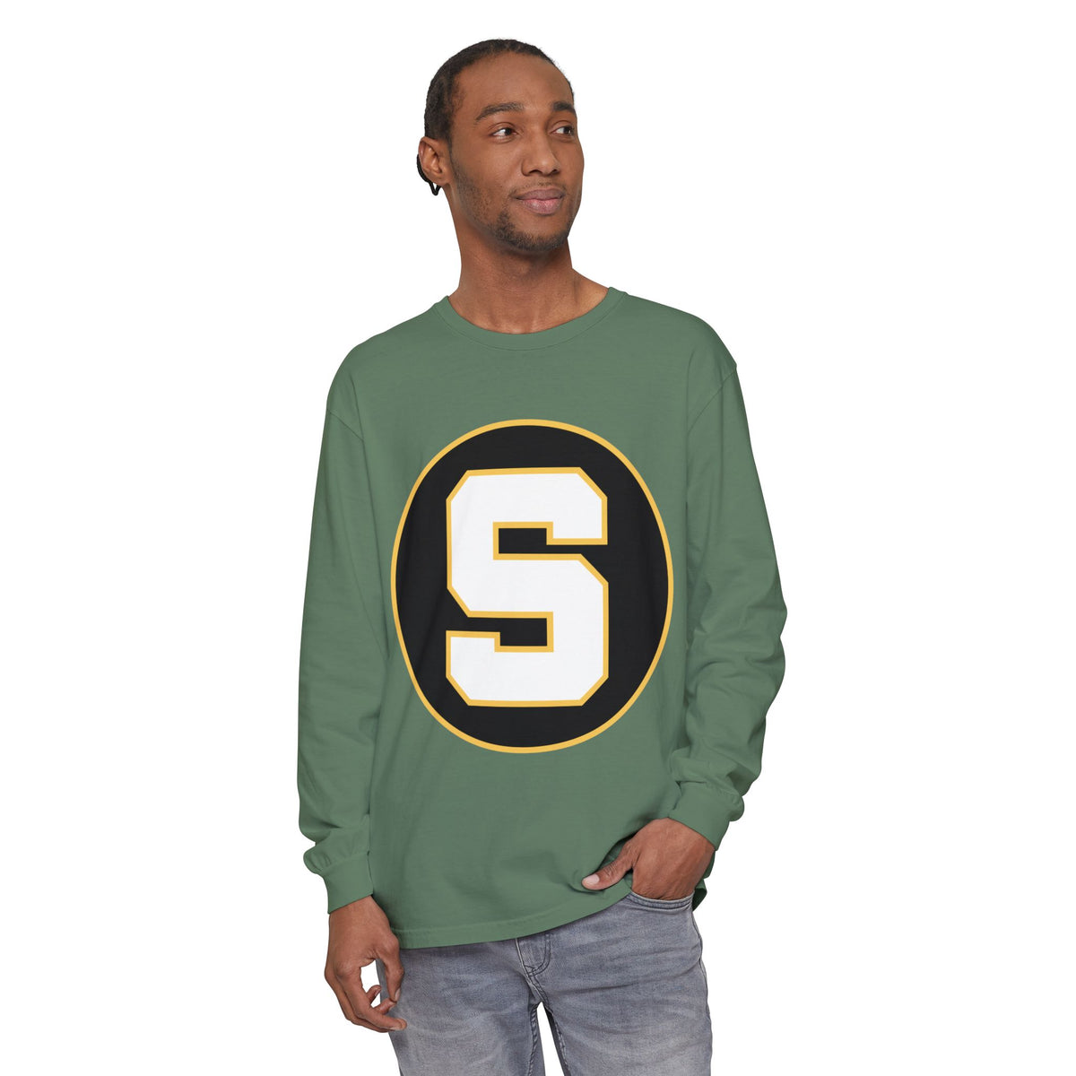 Garment-Dyed Long Sleeve Tee