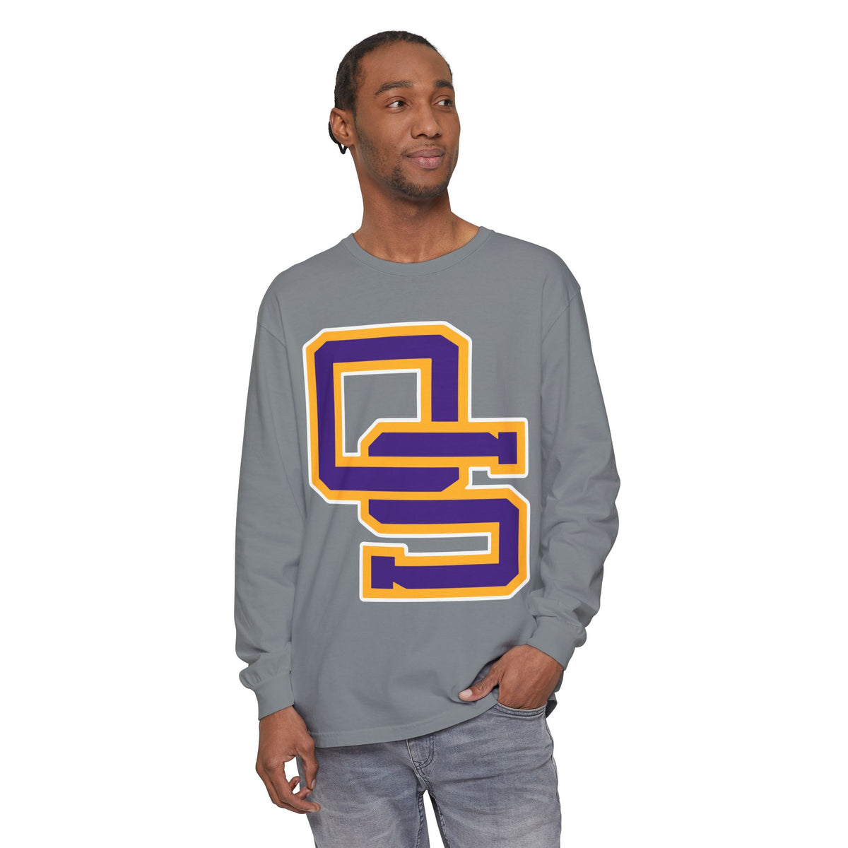 Garment-Dyed Long Sleeve Tee