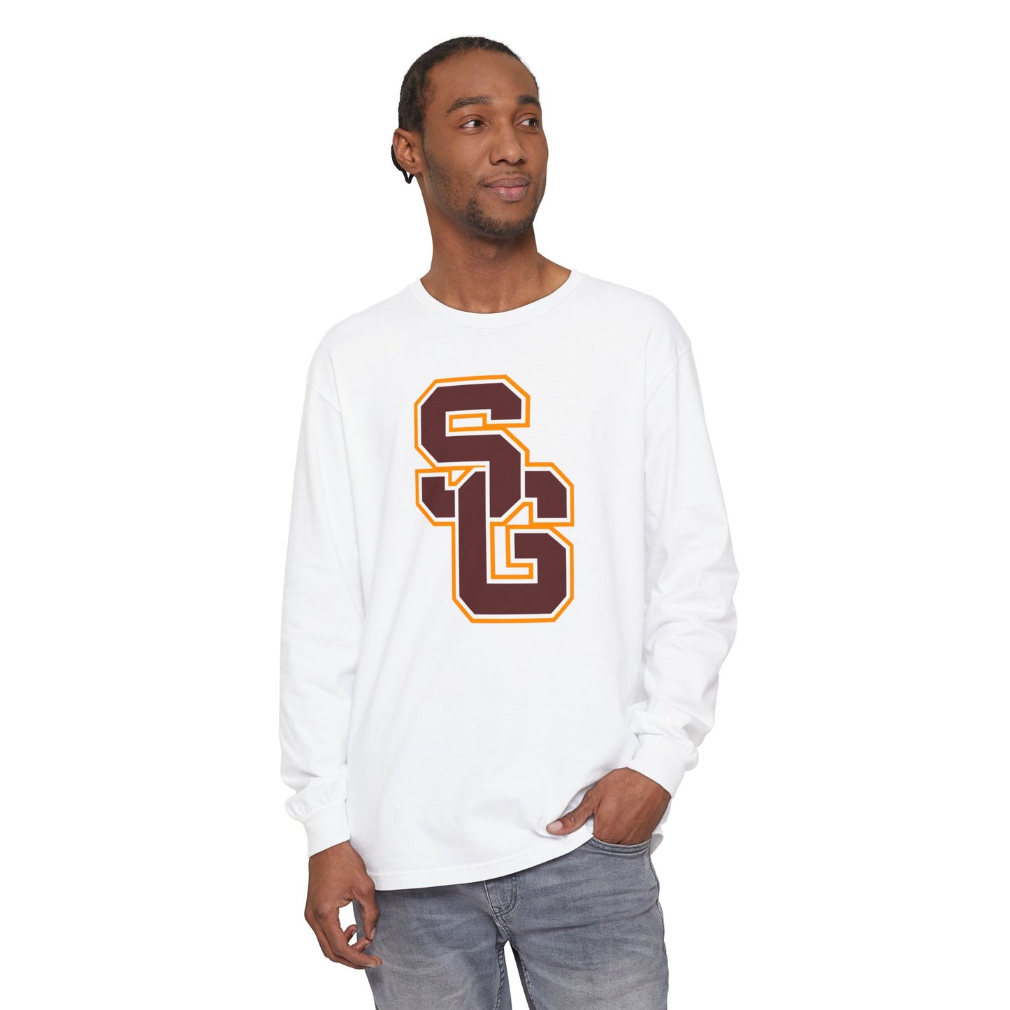 Garment-Dyed Long Sleeve Tee