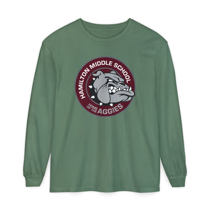 Garment-Dyed Long Sleeve Tee
