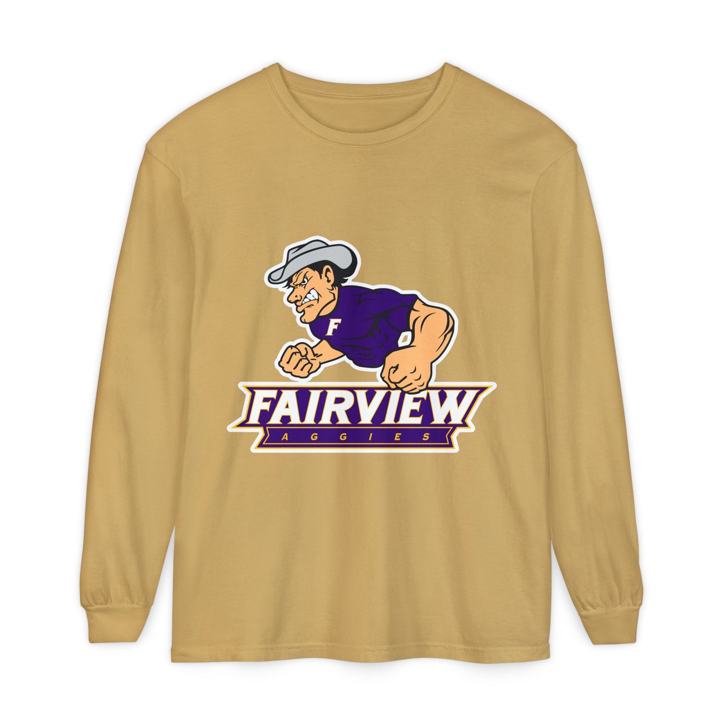 Garment-Dyed Long Sleeve Tee